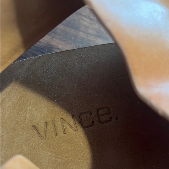 Vince Tan Leather Sandals - Picture 2 of 4